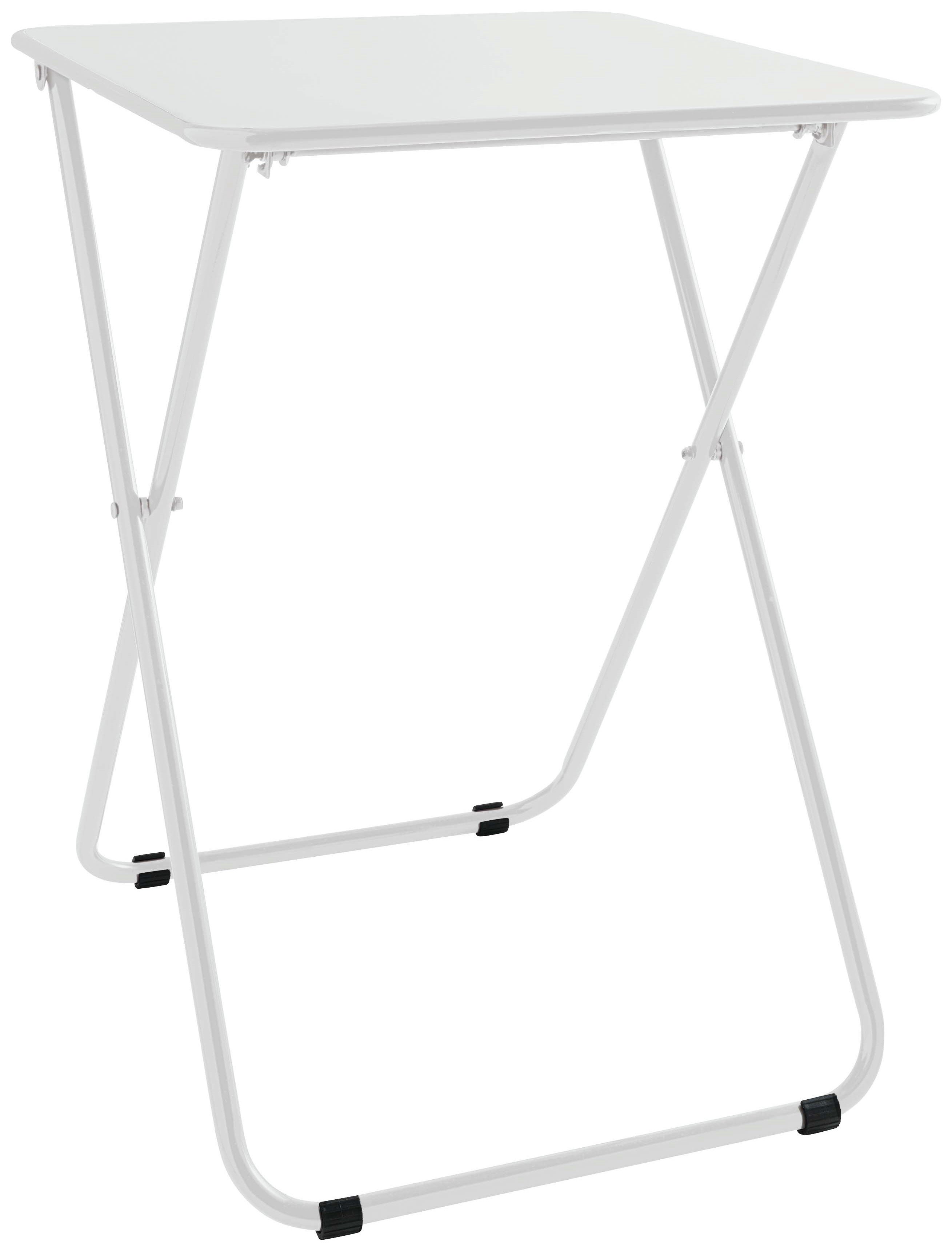 Habitat Airo Foldable Metal 2 Seater Dining Table - White