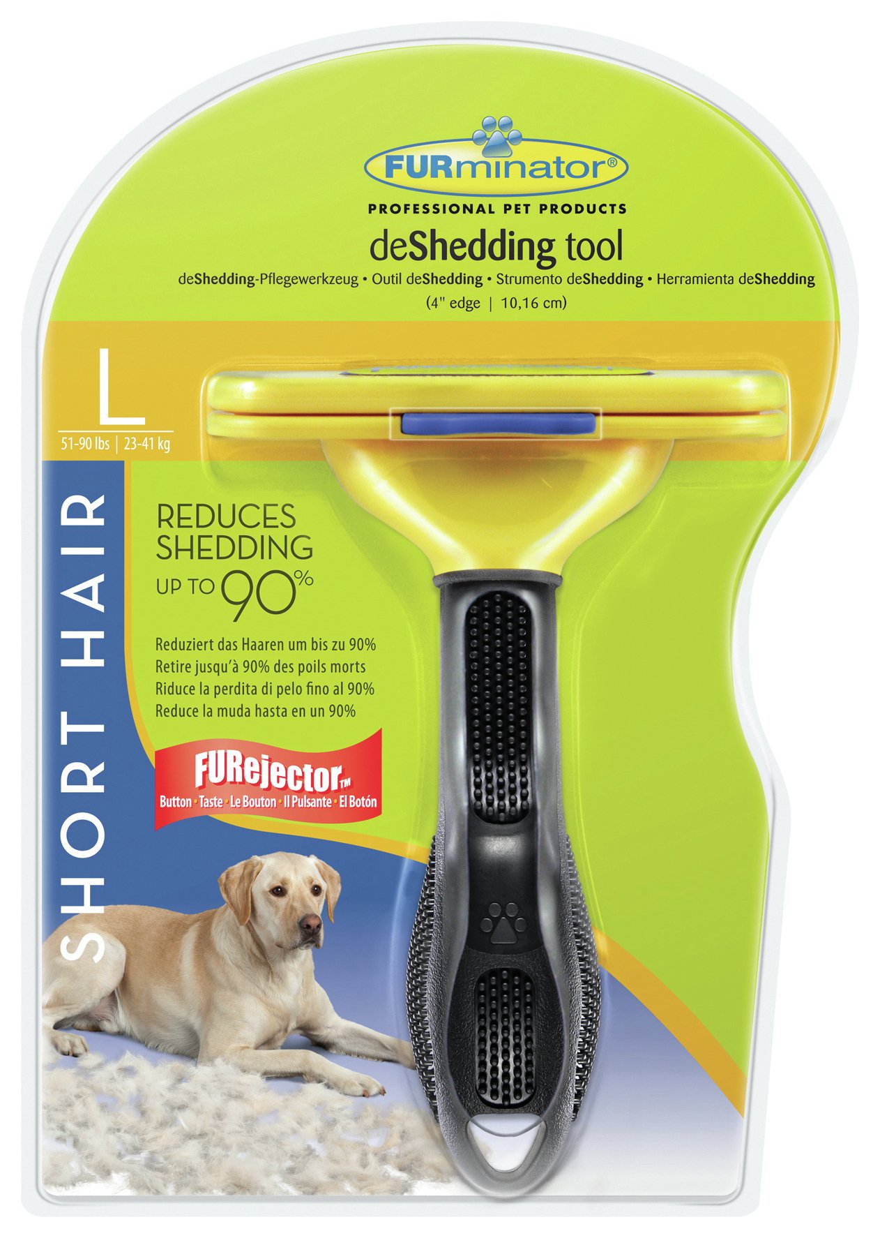 FURminator DeShedding Tool for Large Dogs with Short Hair
