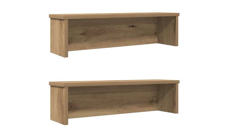 Walplus Stackable Kitchen Rack - Artisan Oak - 60 x 15 x 16 cm
