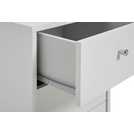 Buy Argos Home Malibu 3 Drawer Bedside Table - White | Bedside tables ...