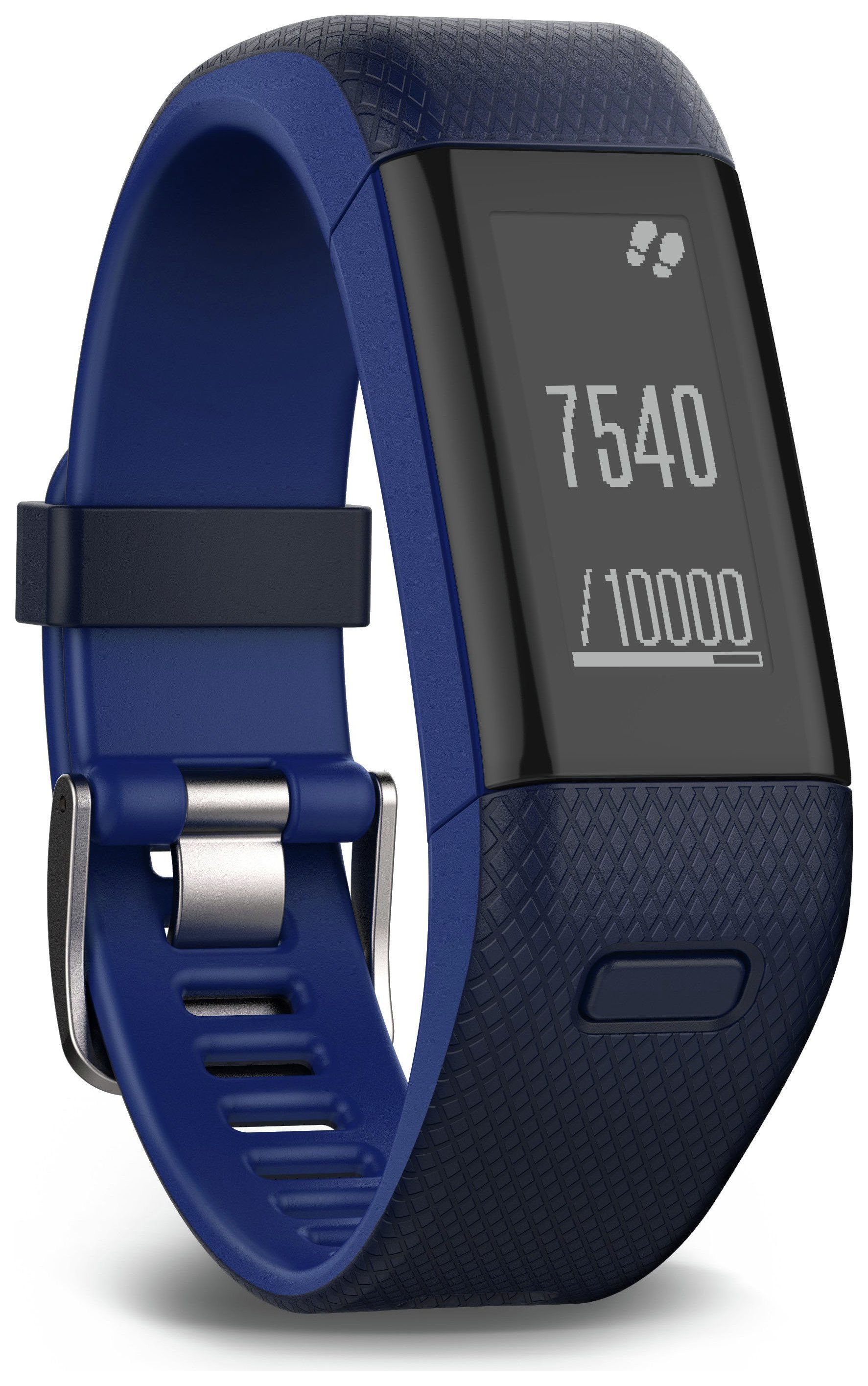 Garmin Vivosmart HR+ GPS Activity Tracker, Blue - Regular