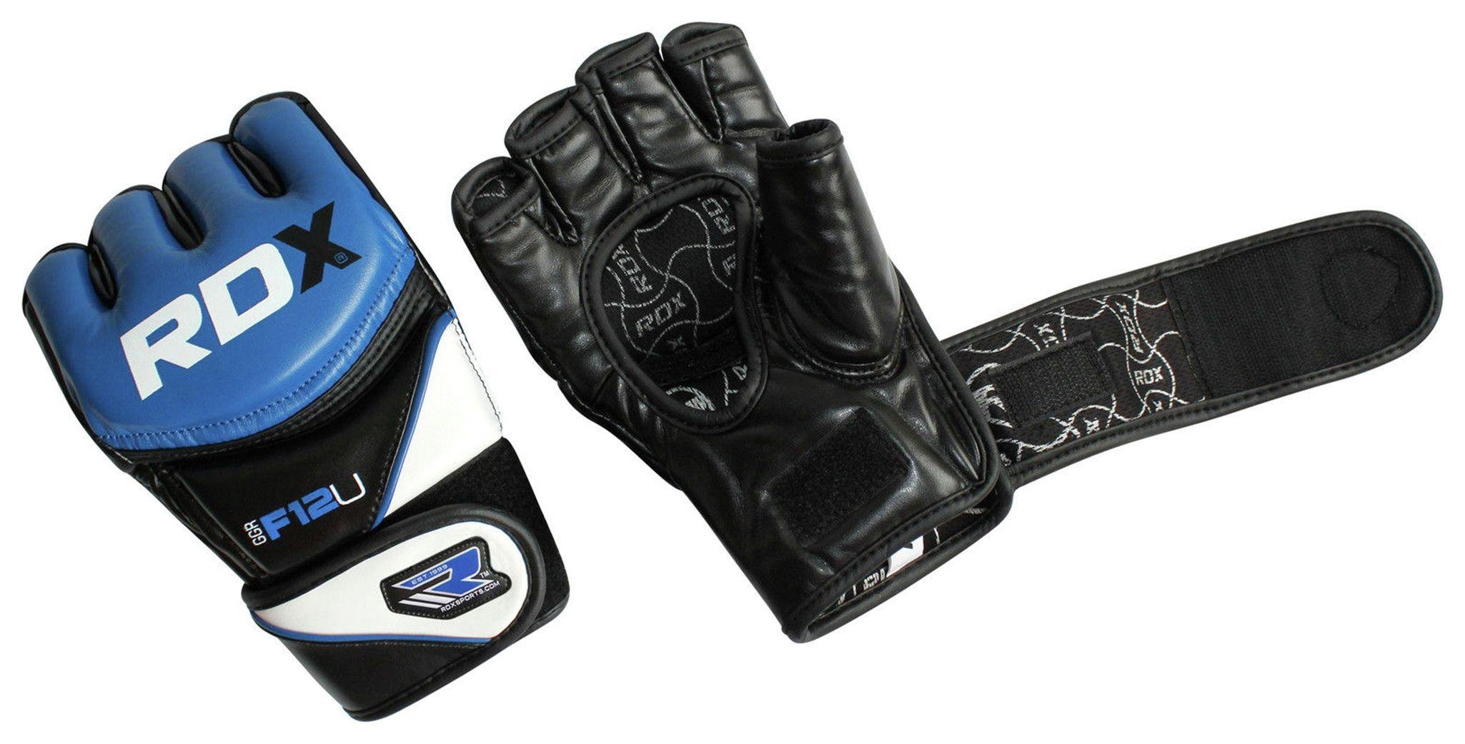 RDX Synthetic Leather MMA Gloves Blue Reviews