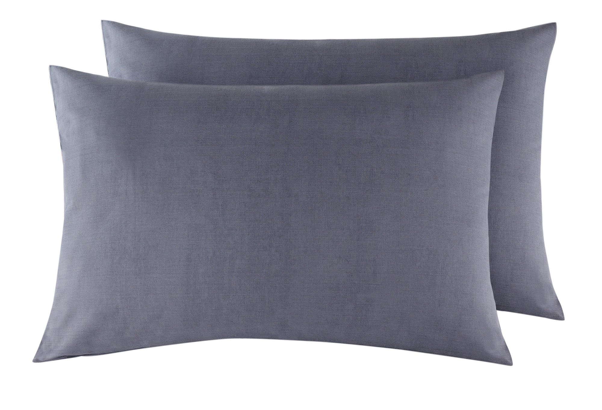 Argos Home Pair of Housewife Pillowcases - Dove Grey