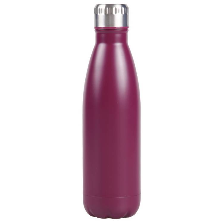 Home Burgundy Stainless Steel Water Bottle - 500ml 0