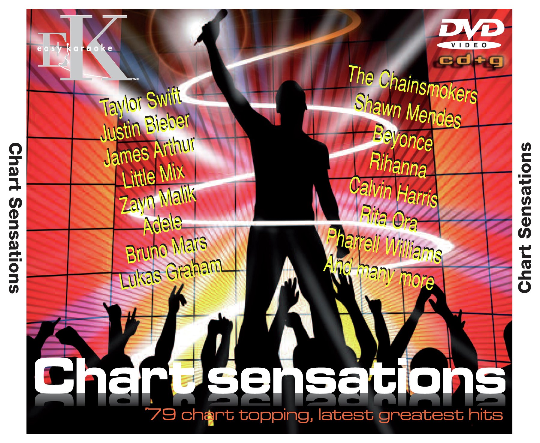 Easy Karaoke Chart Hits CD+G and DVD Pack