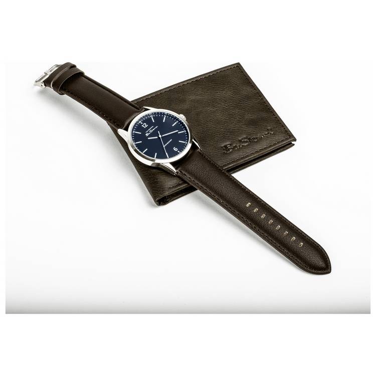Ben Sherman Men's Brown Strap Watch Gift Set 0