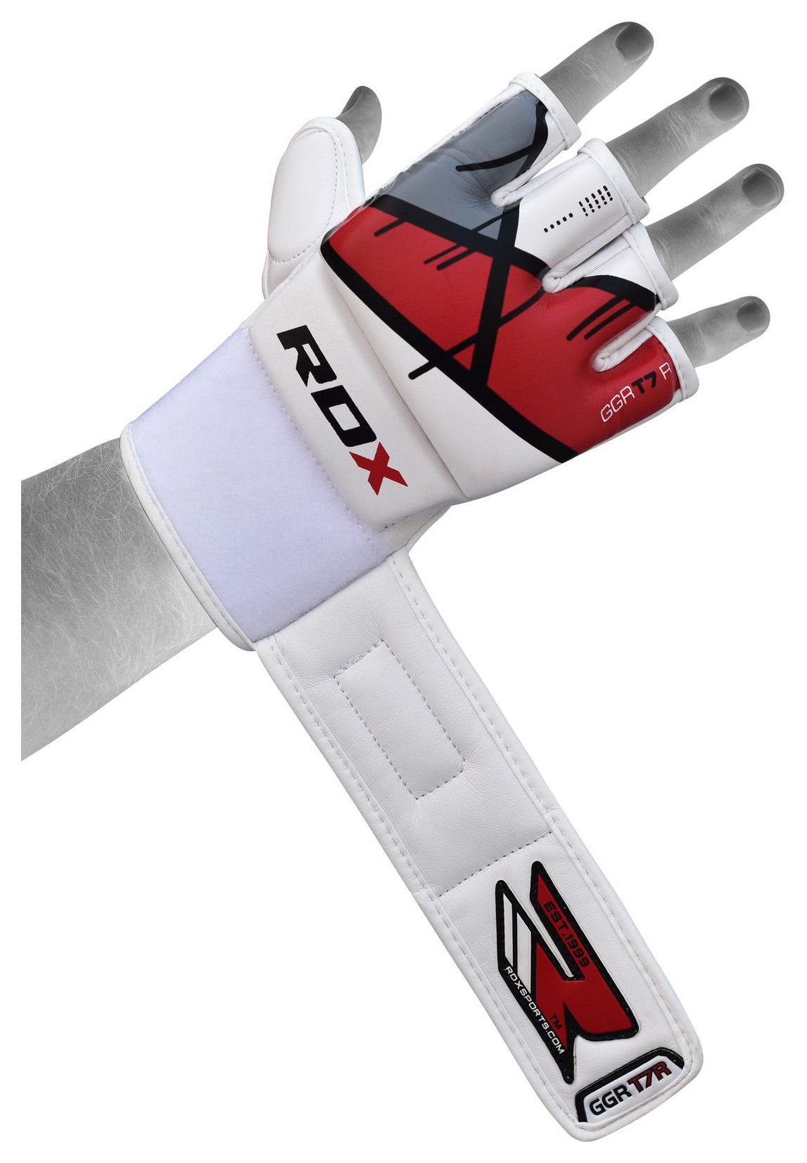 RDX Leather X Grappling Gloves Red Reviews