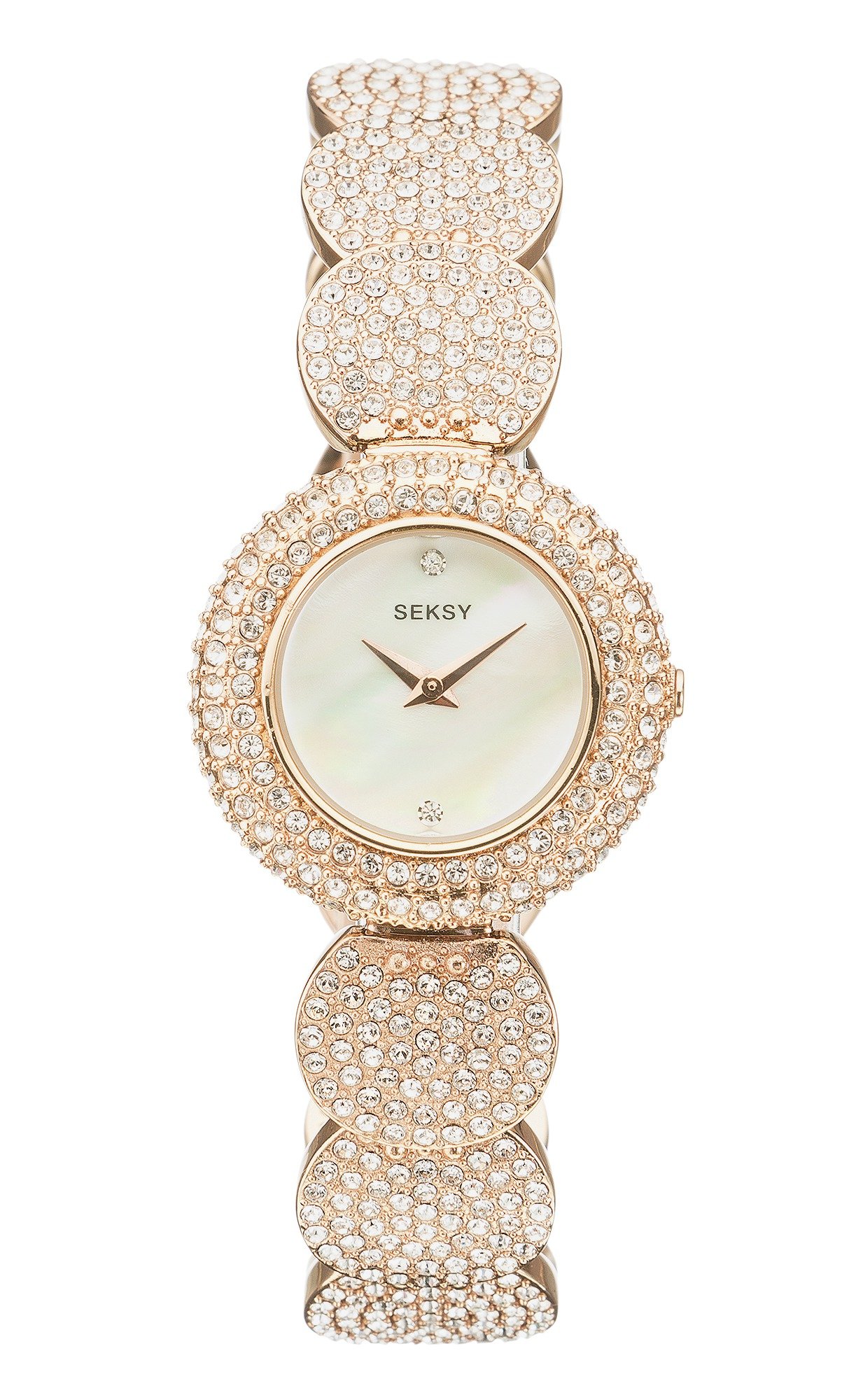 Seksy Ladies Gold Plated Bracelet Watch