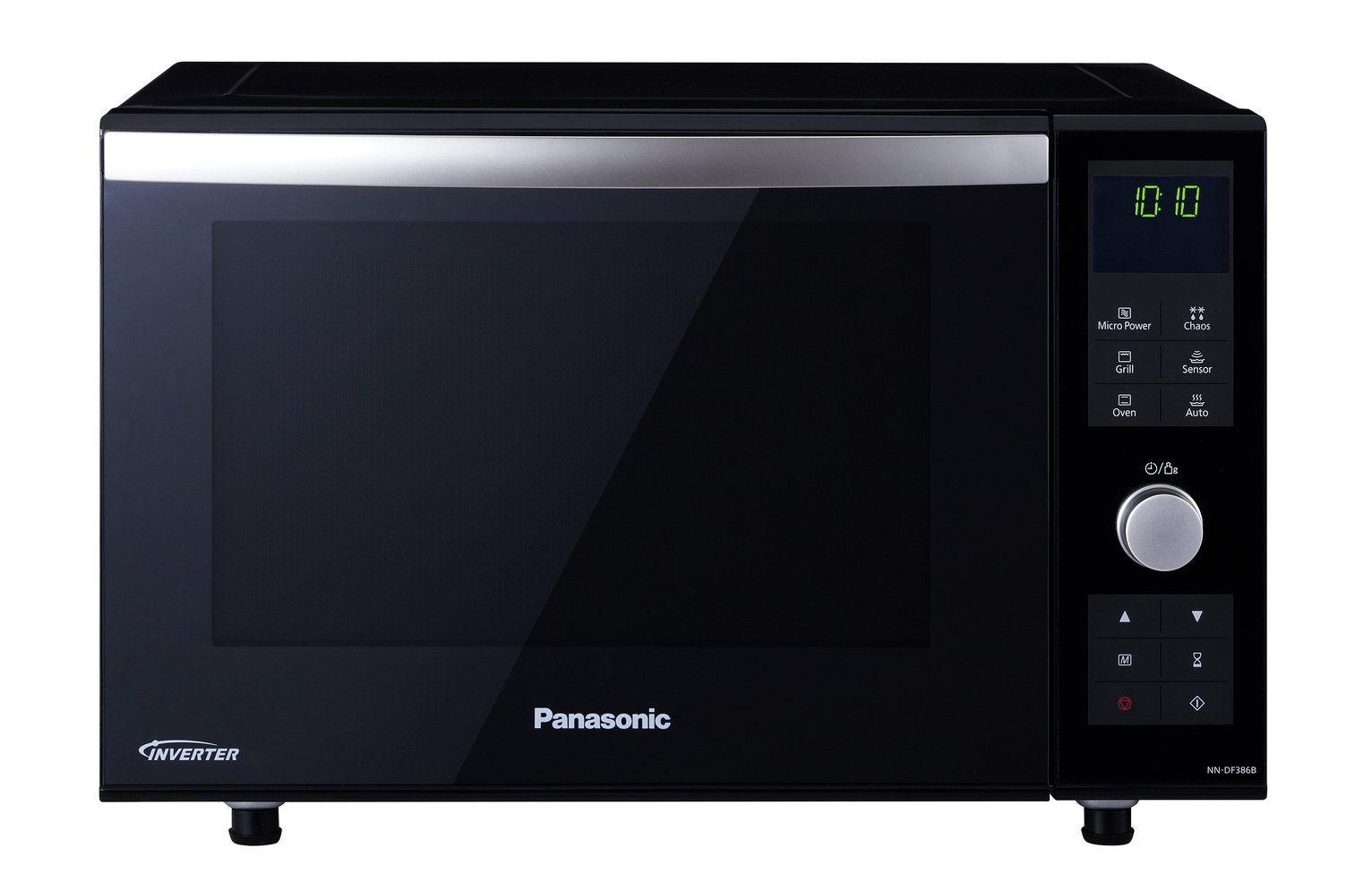 Panasonic 1000W Combination Flatbed Microwave NN-DF386-Black