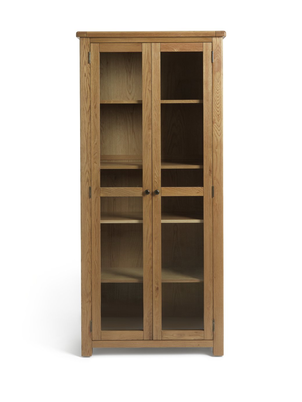 Argos Home Kent 2 Glass Door Oak Veneer Display Reviews