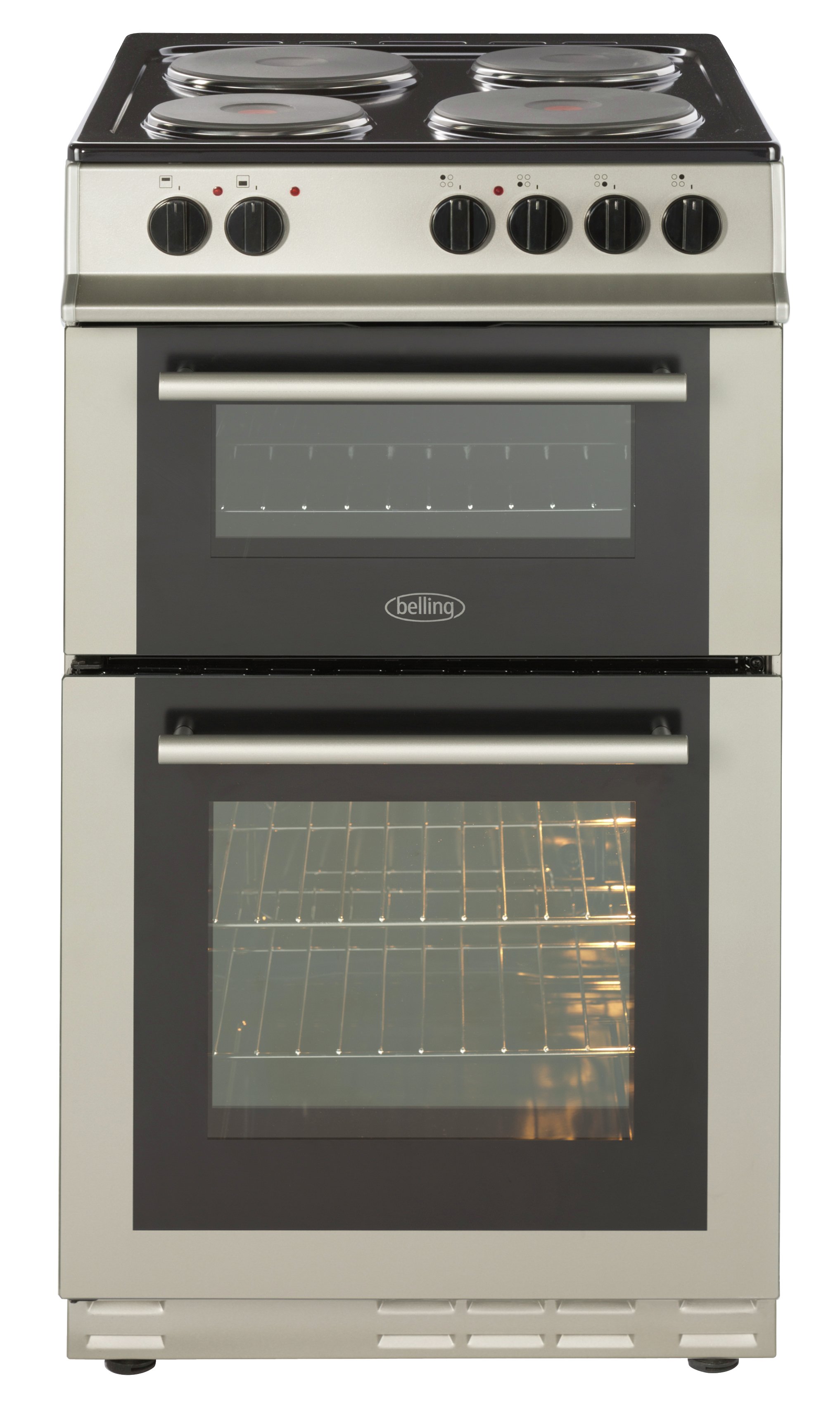 Belling FS50EFDO Electric Cooker - Silver
