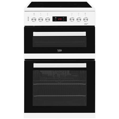 Buy Beko KDC653W 60cm Double Oven Electric Cooker White