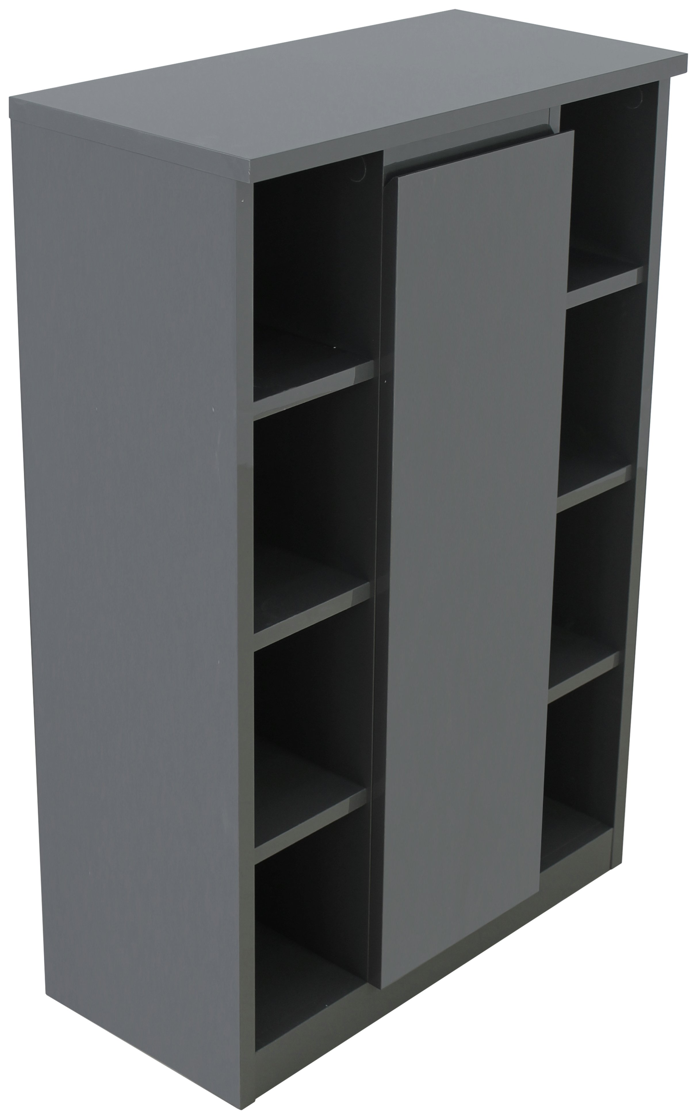 Argos Home Gloss Console Storage Cabinet - Grey