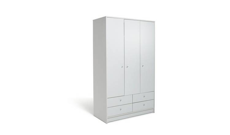 White gloss deals wardrobe argos