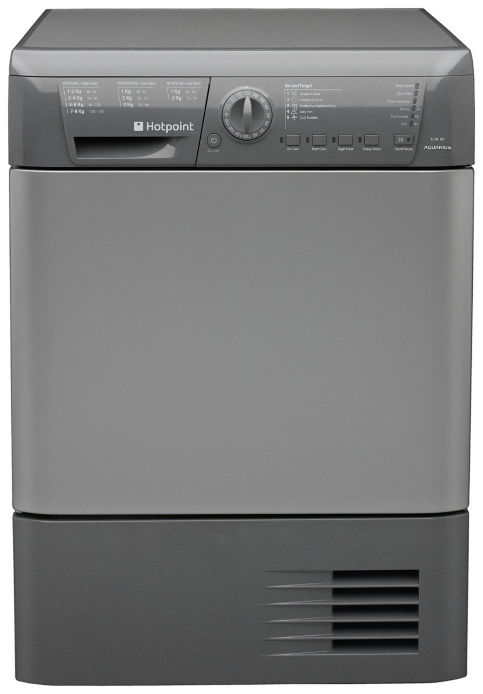 Hotpoint TCHL 83B RG Condenser Tumble Dryer Graphite. Review