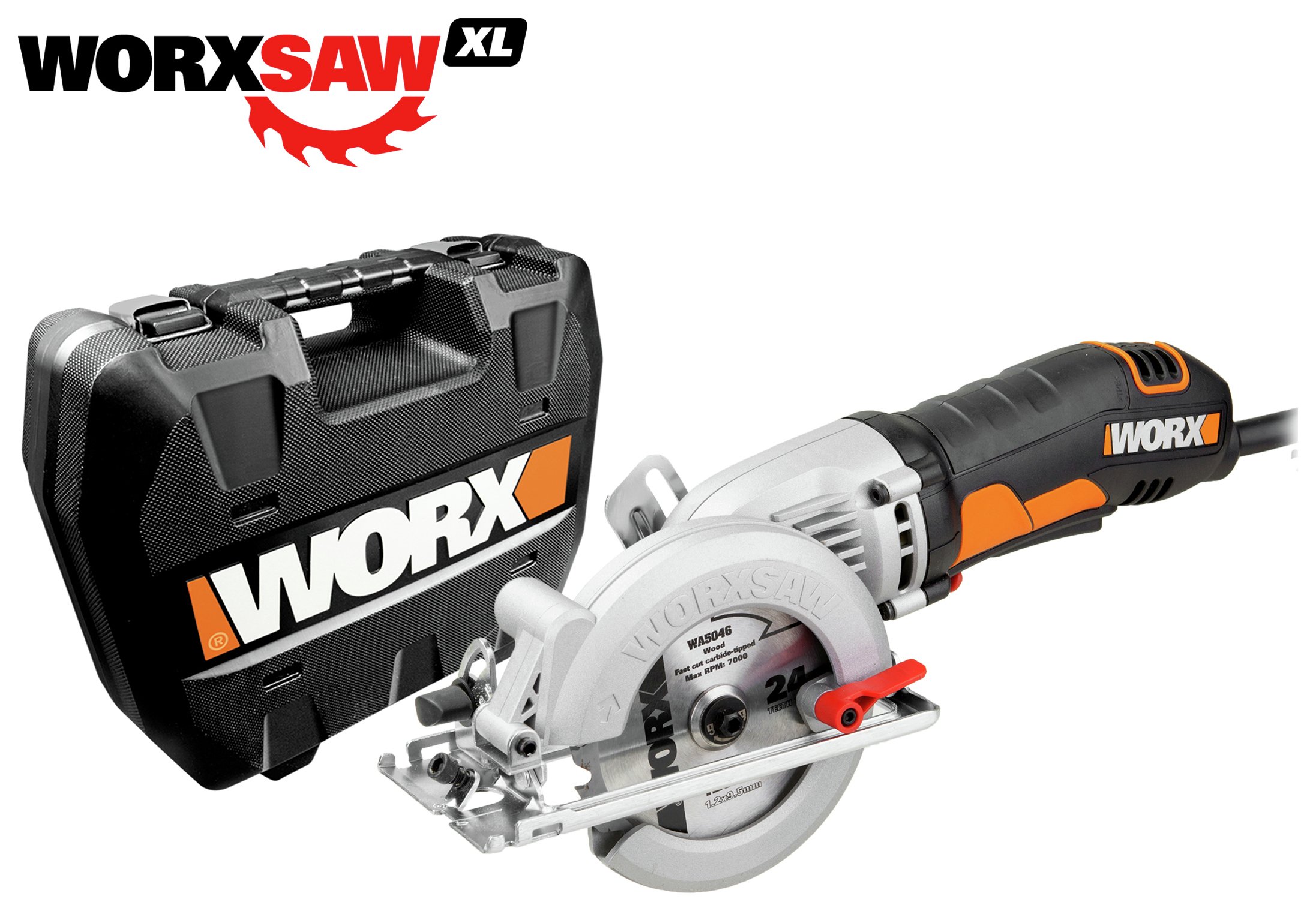 WORX Worxsaw WX429.2 400W Compact Circular Saw 5422896 Argos