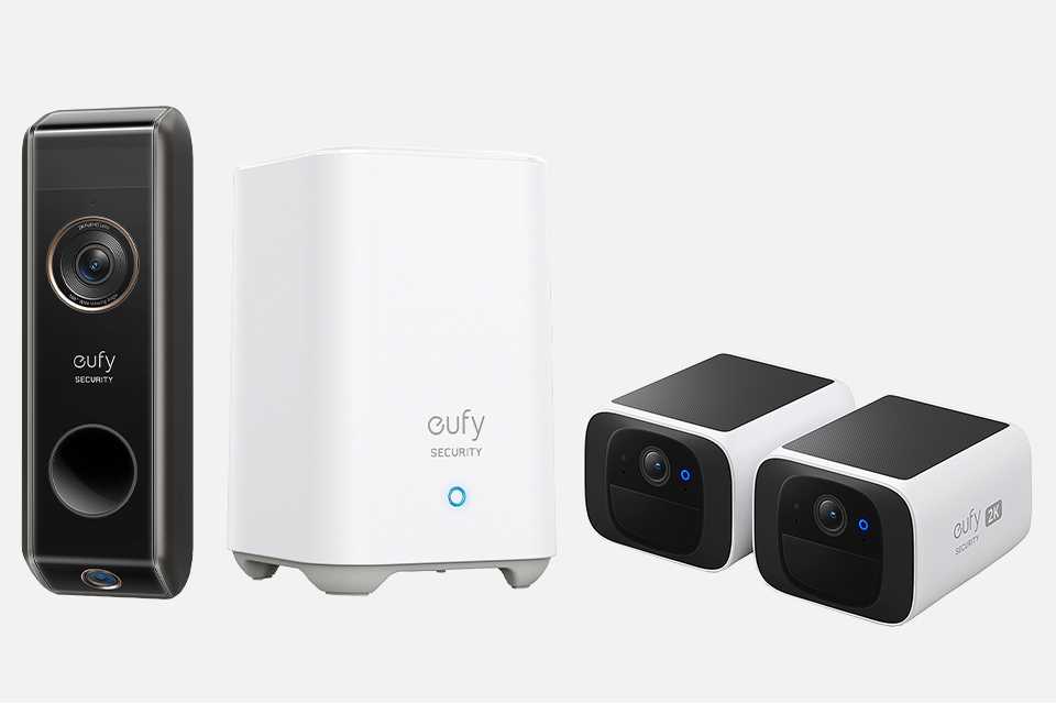 Purchase a eufy Battery Video Doorbell. And Save £40 on the eufy S220 SoloCam Security Camera Twin Pack.