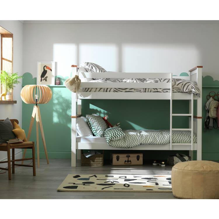 Habitat Heavy Duty Detachable Bunk - White and Pine 0