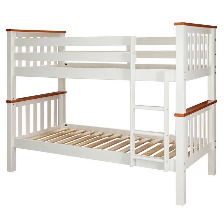 Habitat Heavy Duty Detachable Bunk - White and Pine 0