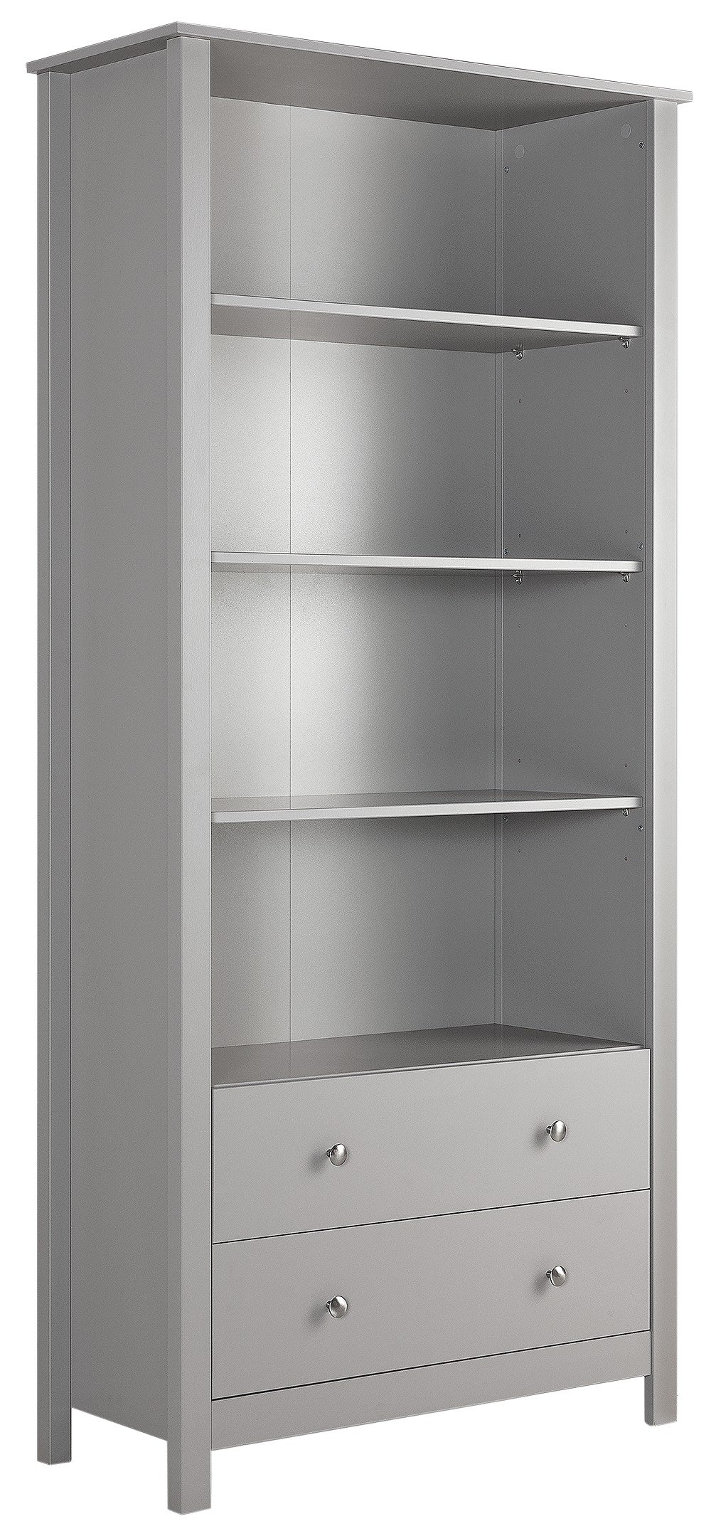 Argos Home Osaka 3 Shelf 2 Drawer Bookshelf - Grey