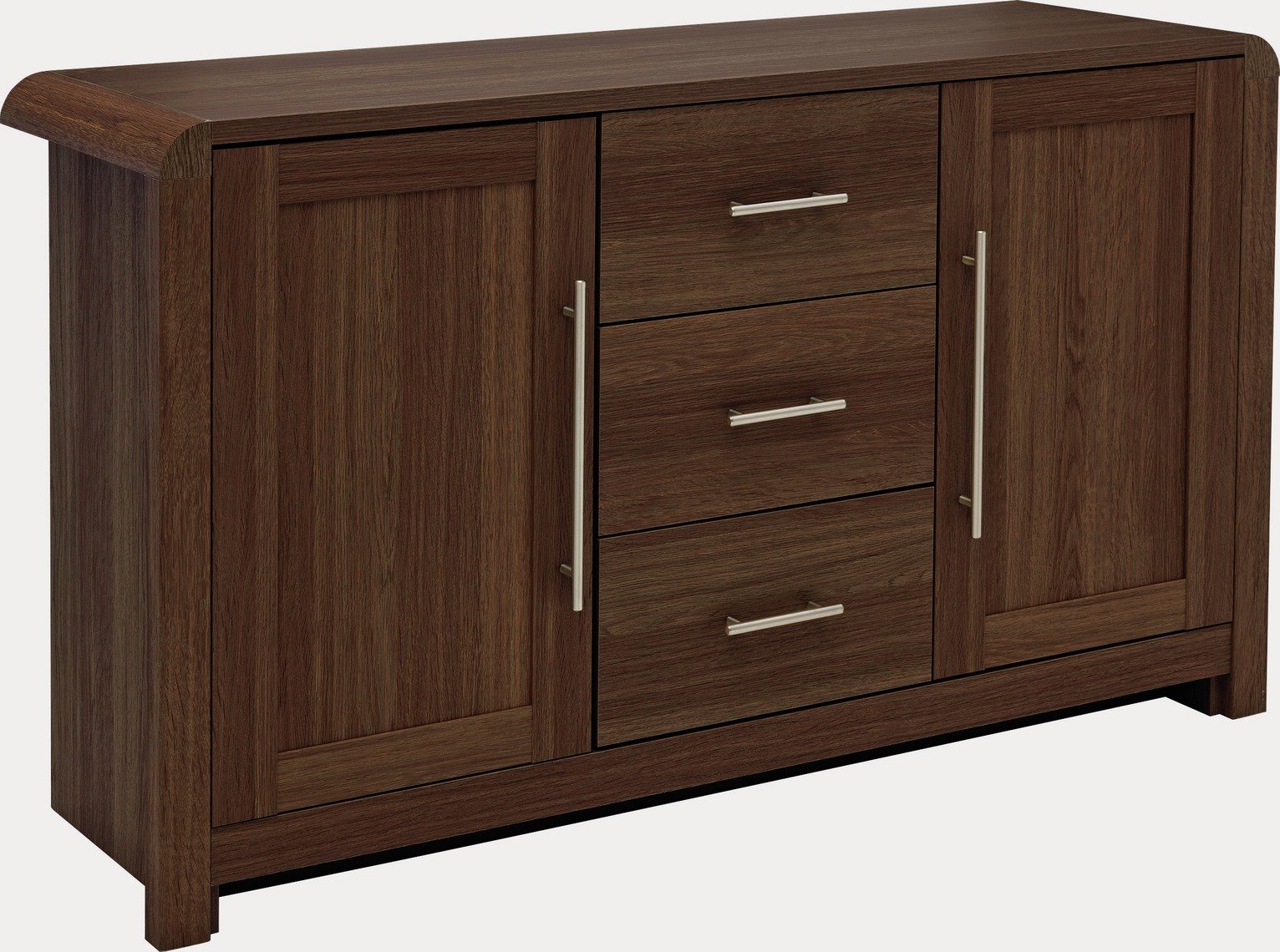 Argos Home Elford 2 Door 3 Drw Sideboard - Walnut Effect