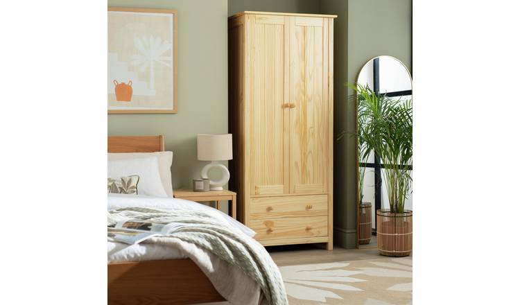 Pine store wardrobes argos