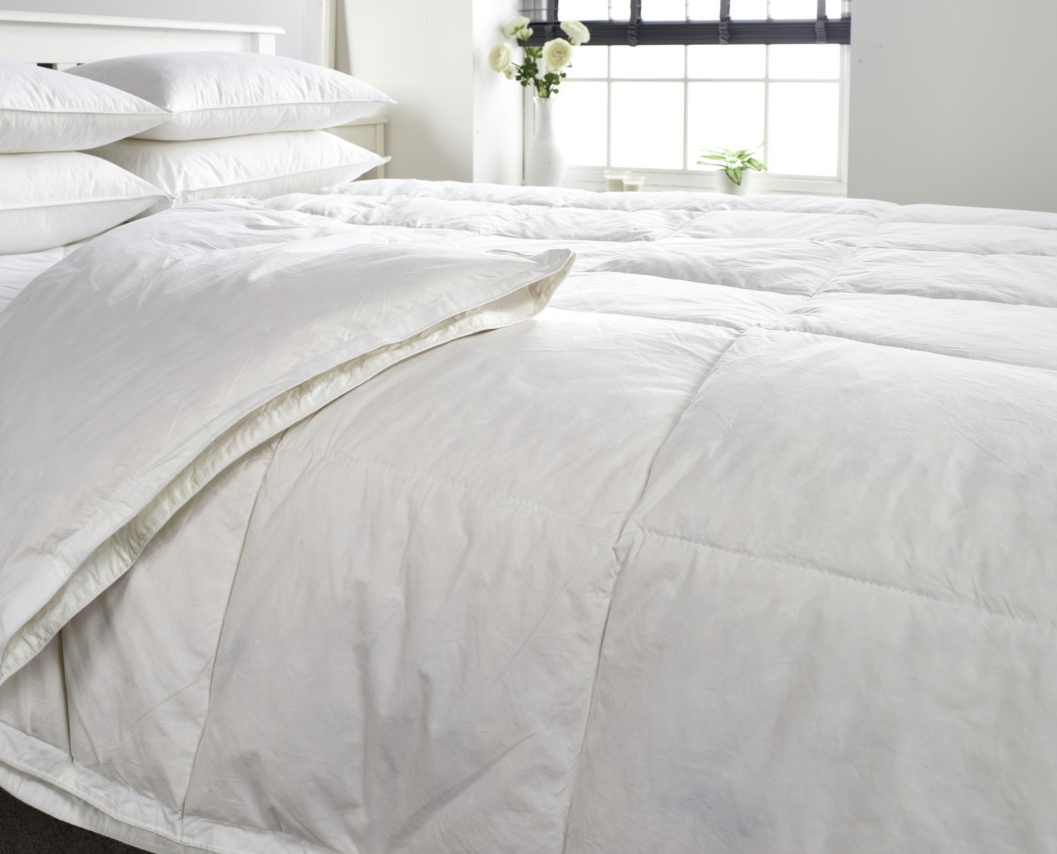 downland 12cm duck feather mattress topper kingsize