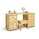 Argos pine 2025 dressing table stool