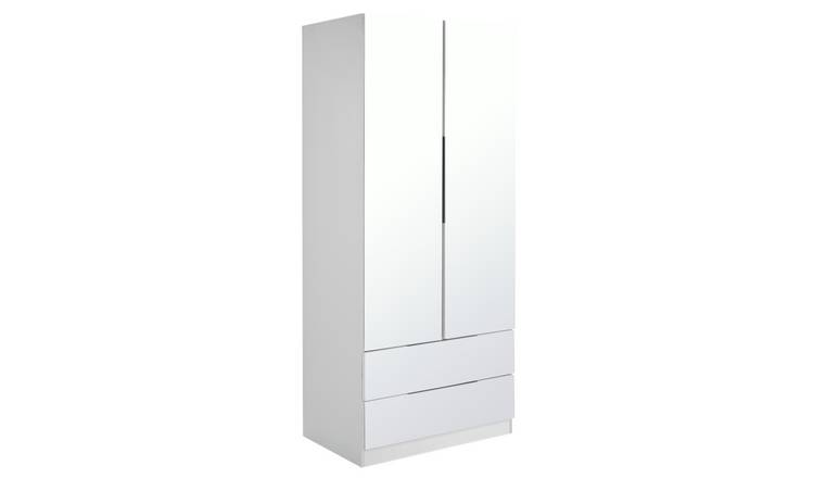 Buy Argos Home Sandon 2 Door 2 Drw Wardrobe White And