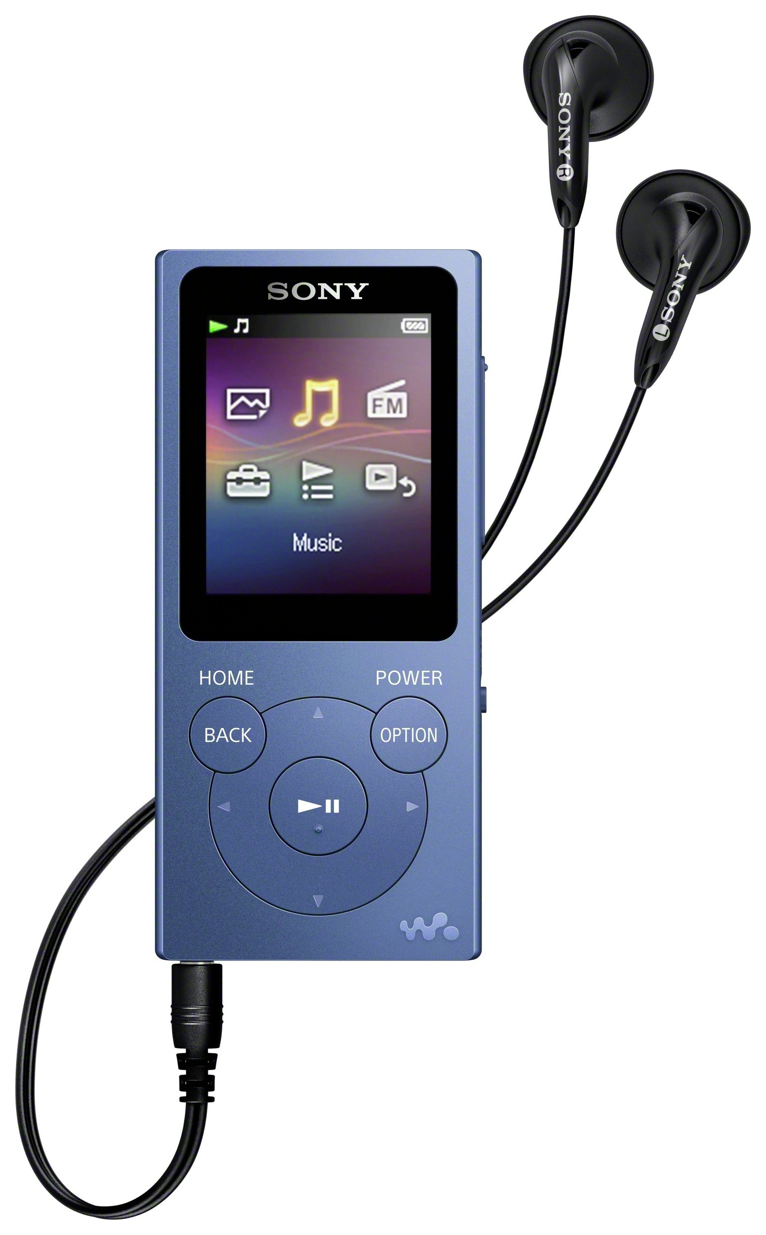 Sony NW-E394 Walkman 8GB MP3 Player - Blue