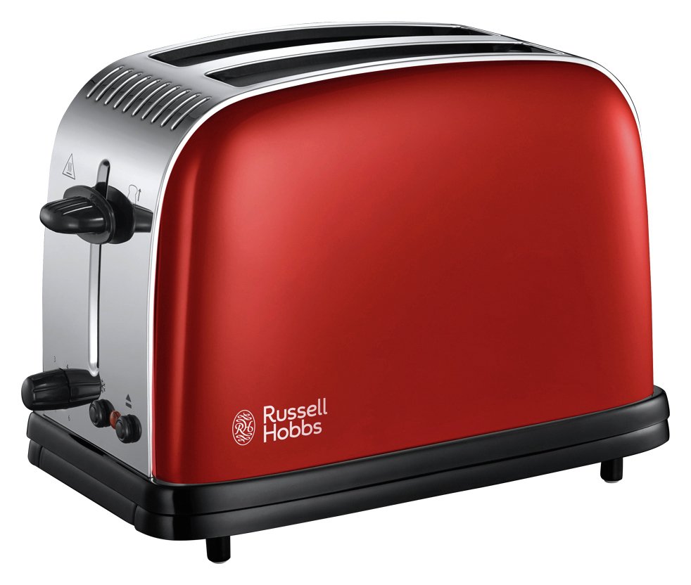 Russell Hobbs 23330 Colours+ 2 Slice Toaster - Red