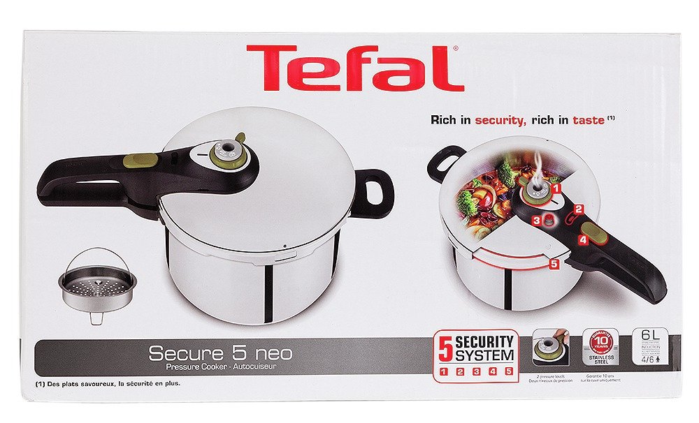 Tefal 6 Litre Stainless Steel Pressure Cooker Reviews