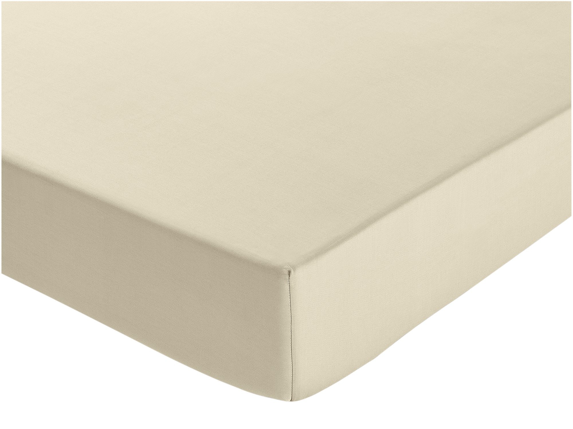 Argos Home 100% Cotton Ivory Ex Deep Fitted Sheet - King