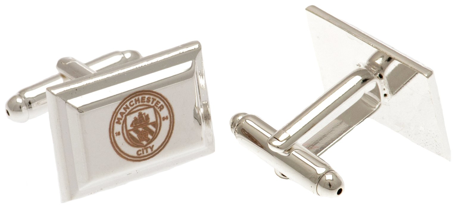 Silver Plated Man City Crest Cufflinks Review