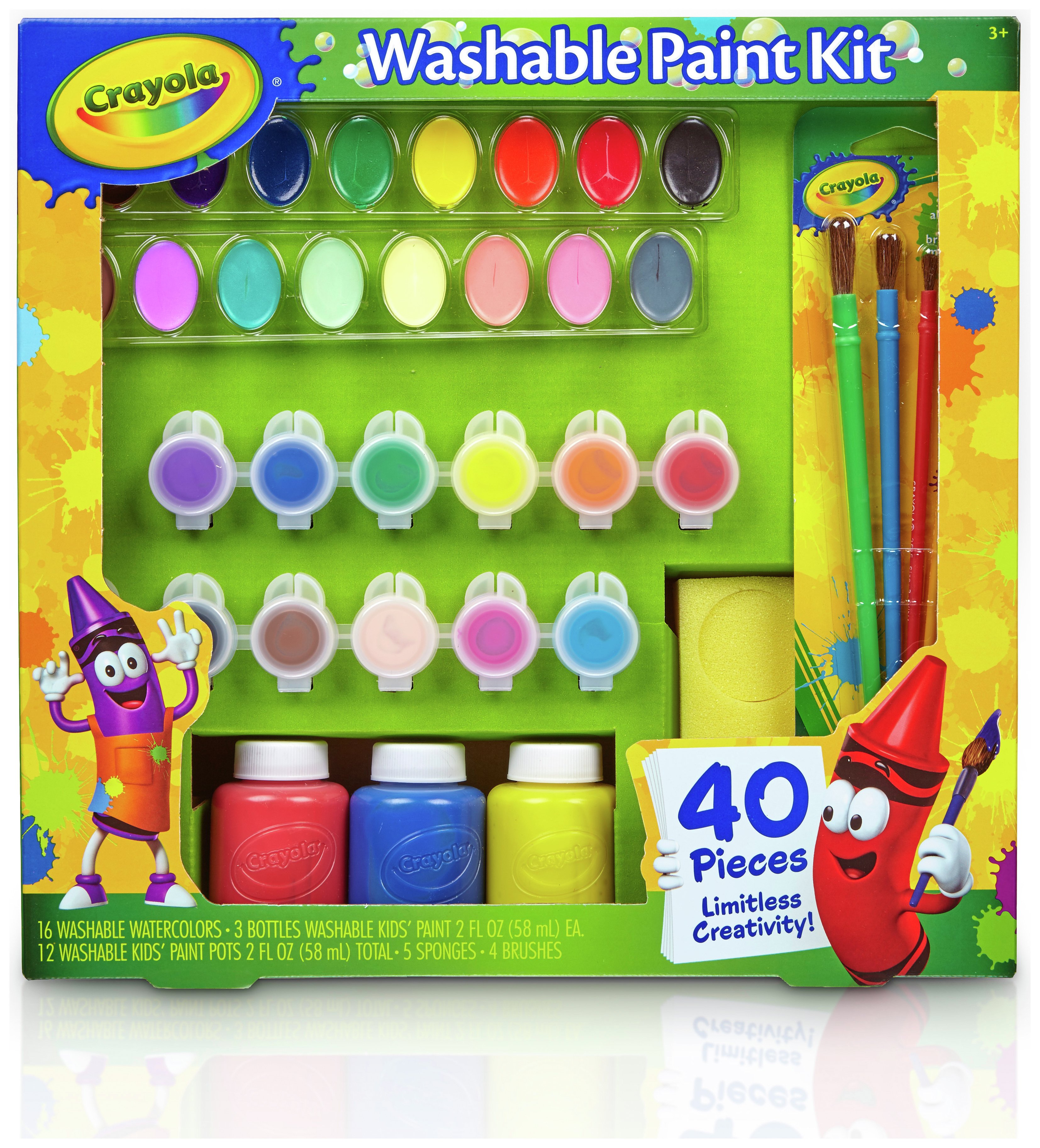 Crayola 40 Piece Washable Paint Kit