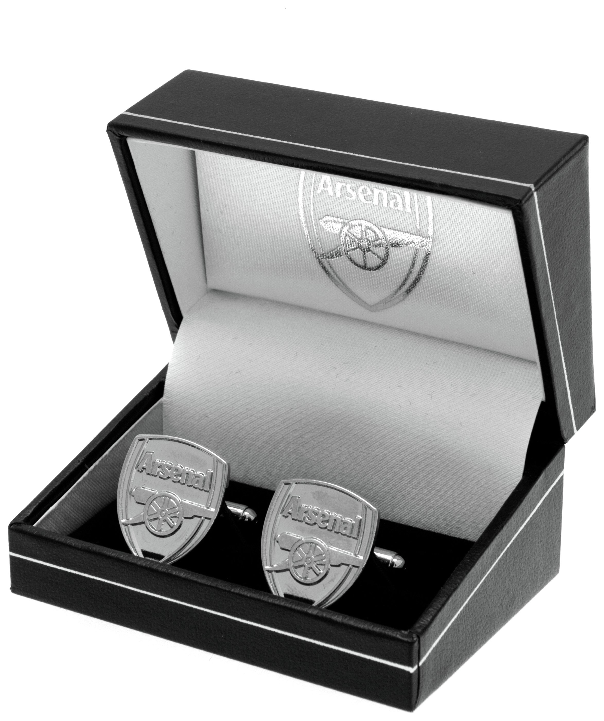 Silver Plated Arsenal Crest Cufflinks. Review