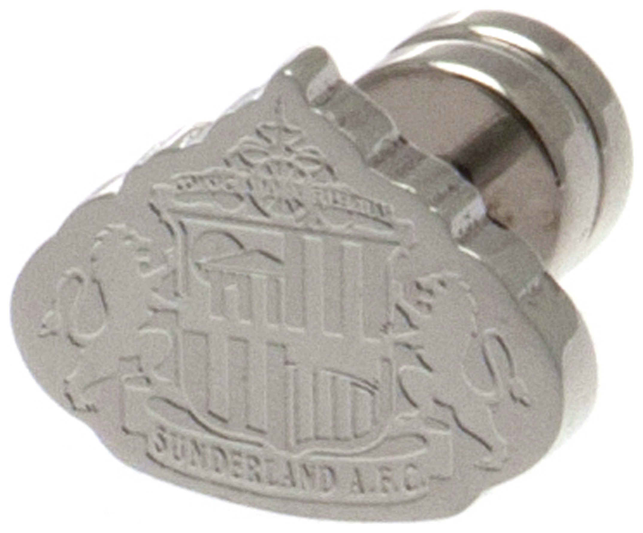 Stainless Steel Sunderland AFC Crest Stud Earring