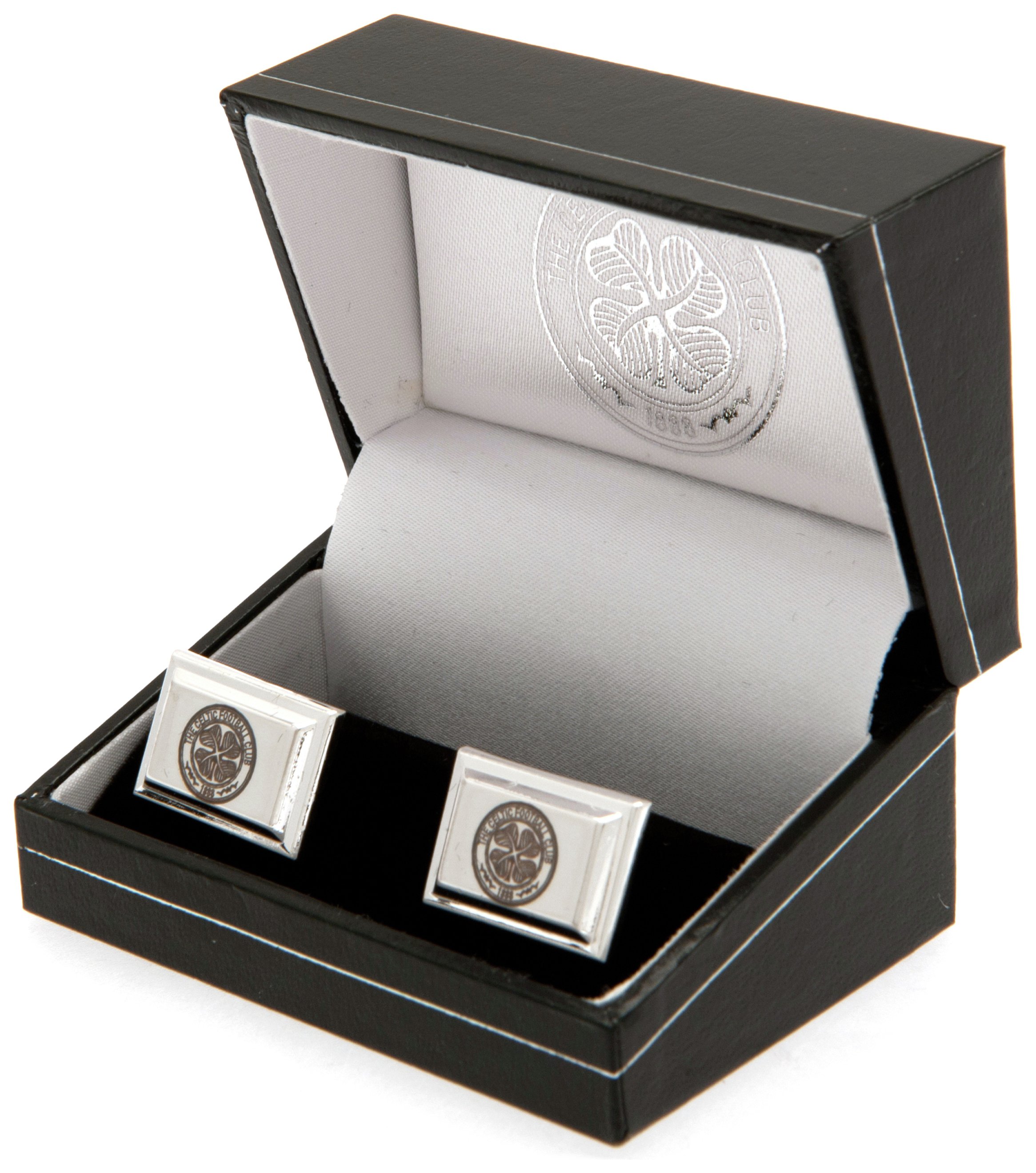 Silver Plated Celtic FC Crest Cufflinks. Review