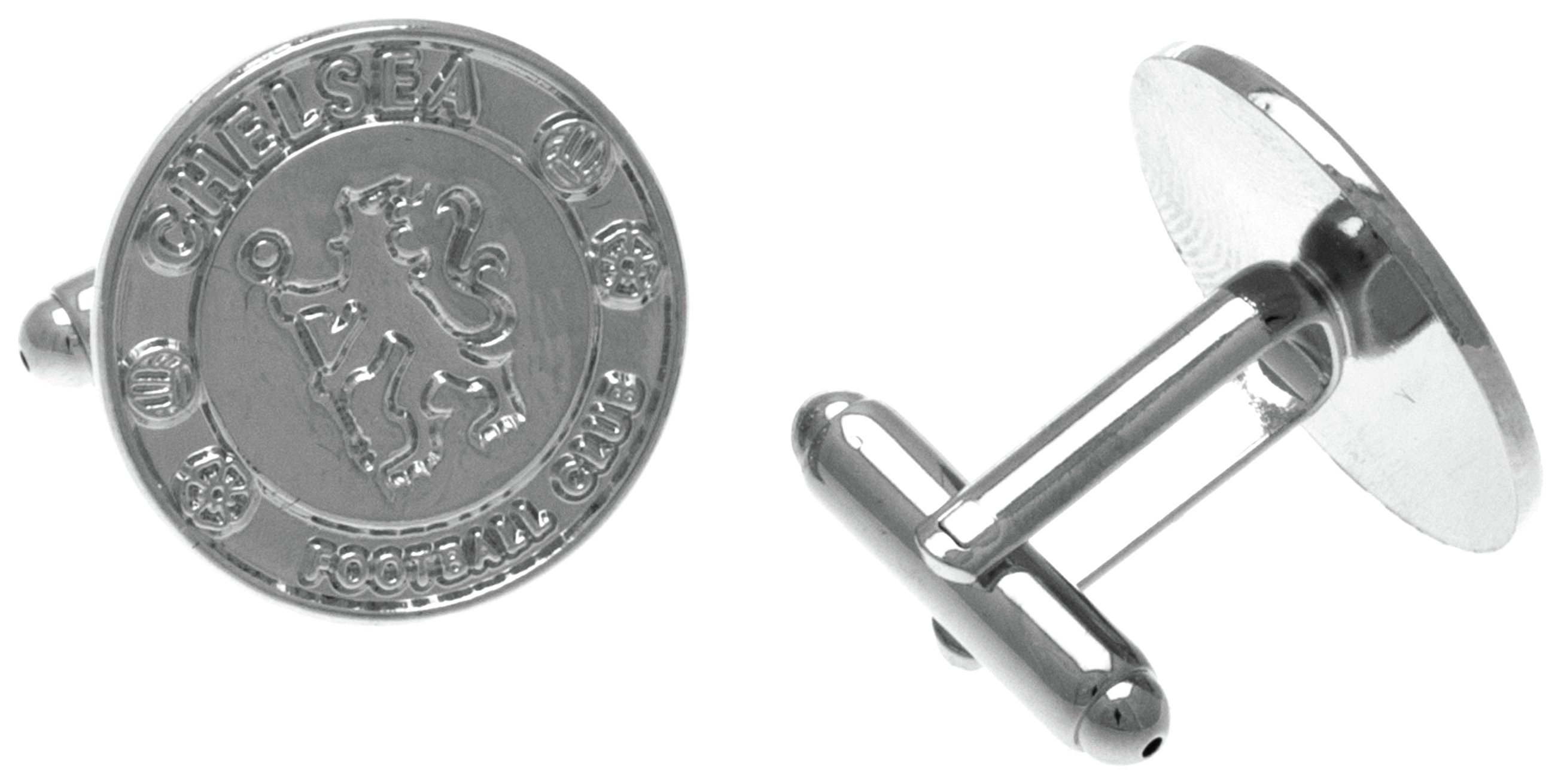 Silver Plated Chelsea FC Crest Cufflinks. Review