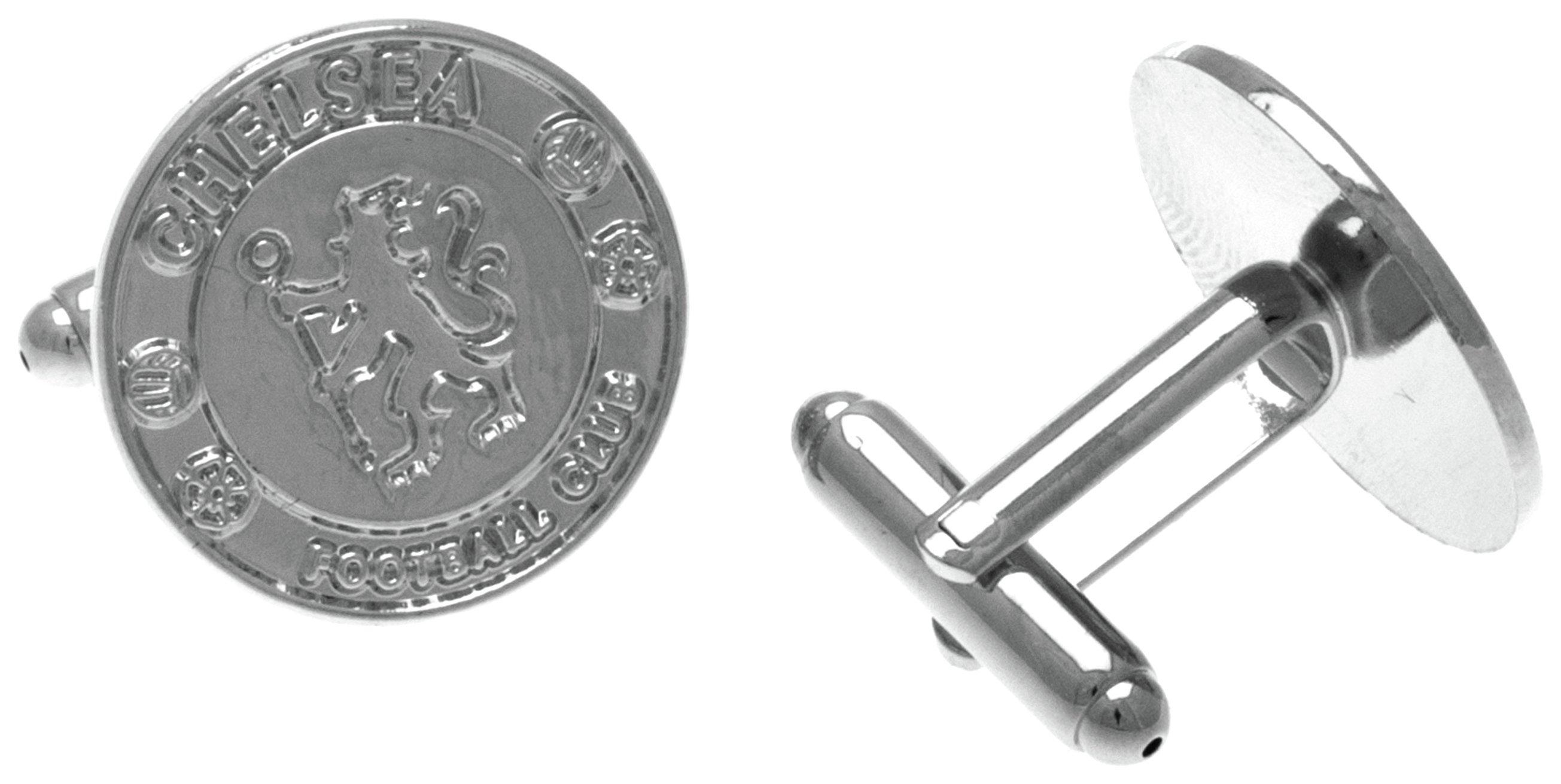 Silver Plated Chelsea FC Crest Cufflinks