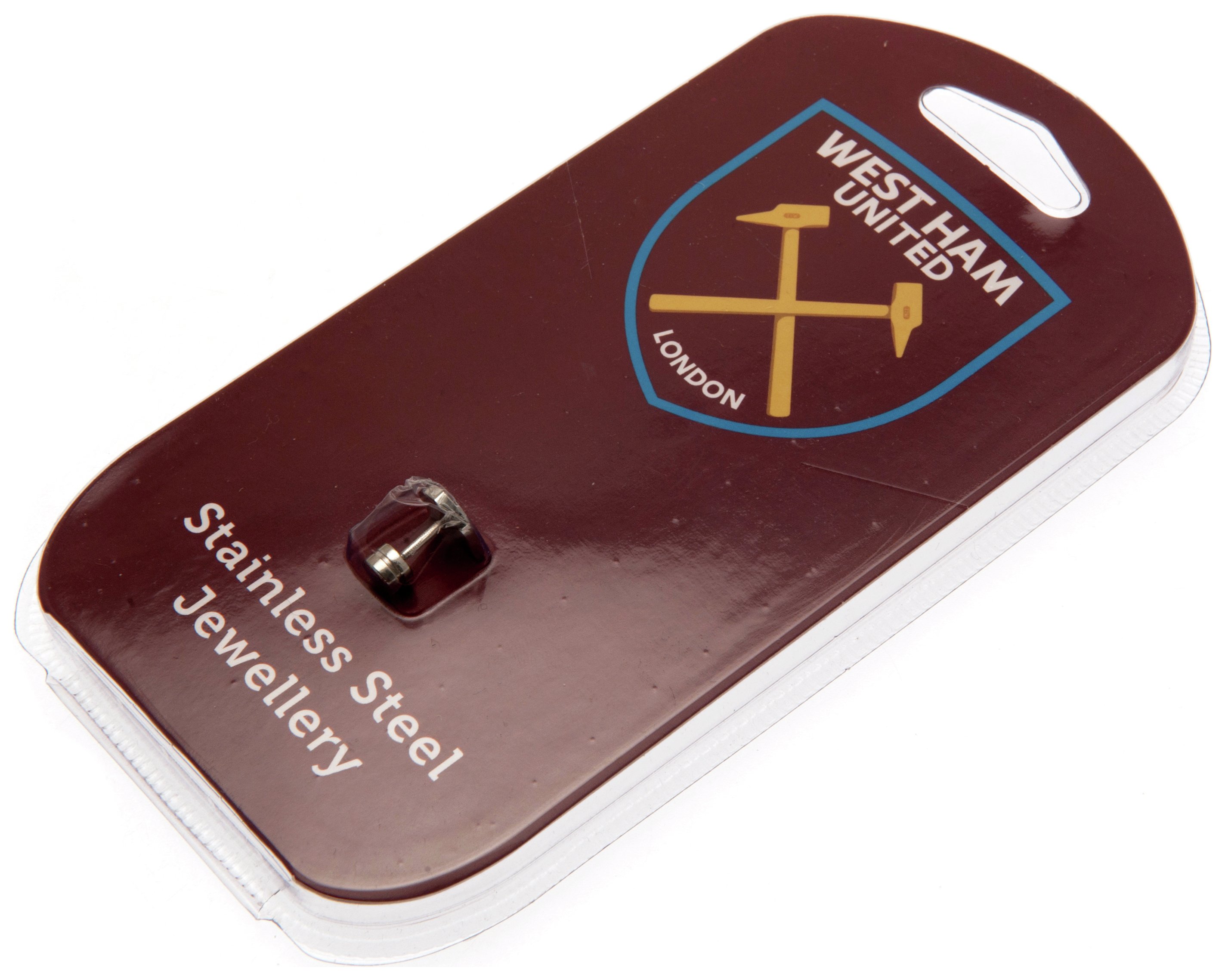 Stainless Steel West Ham Utd Crest Stud Earring Review