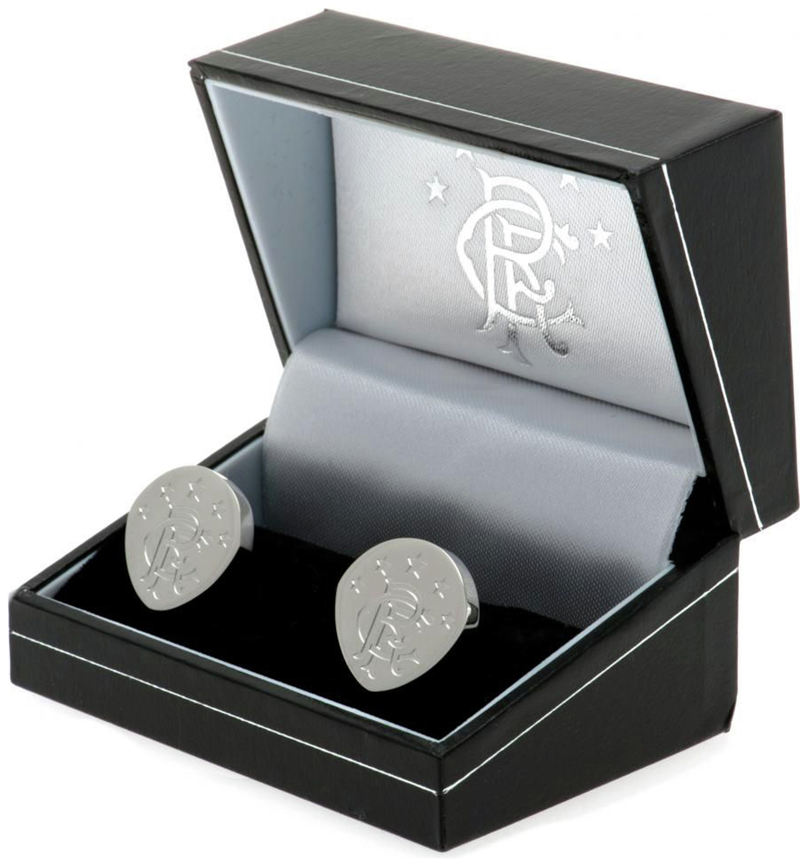 Stainless Steel Rangers FC Crest Cufflinks. Review