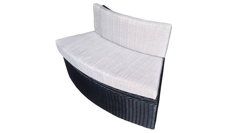 Canadian Spa Company Rattan Love Seat with Cushion