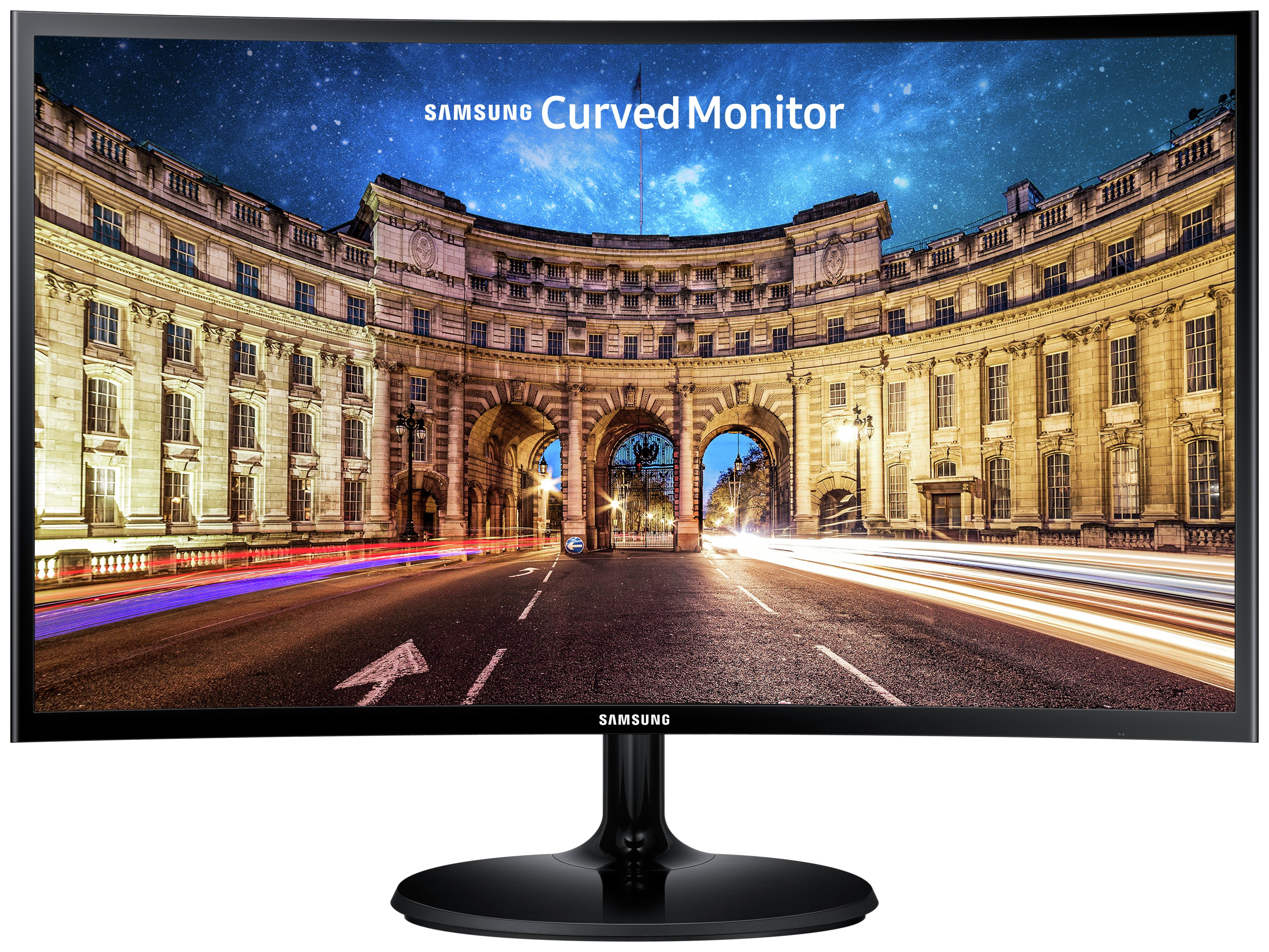 Samsung C24F390 24 Inch 60Hz FHD Curved LED Monitor - Black