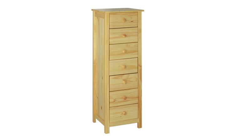 Pine tall shop boy dresser