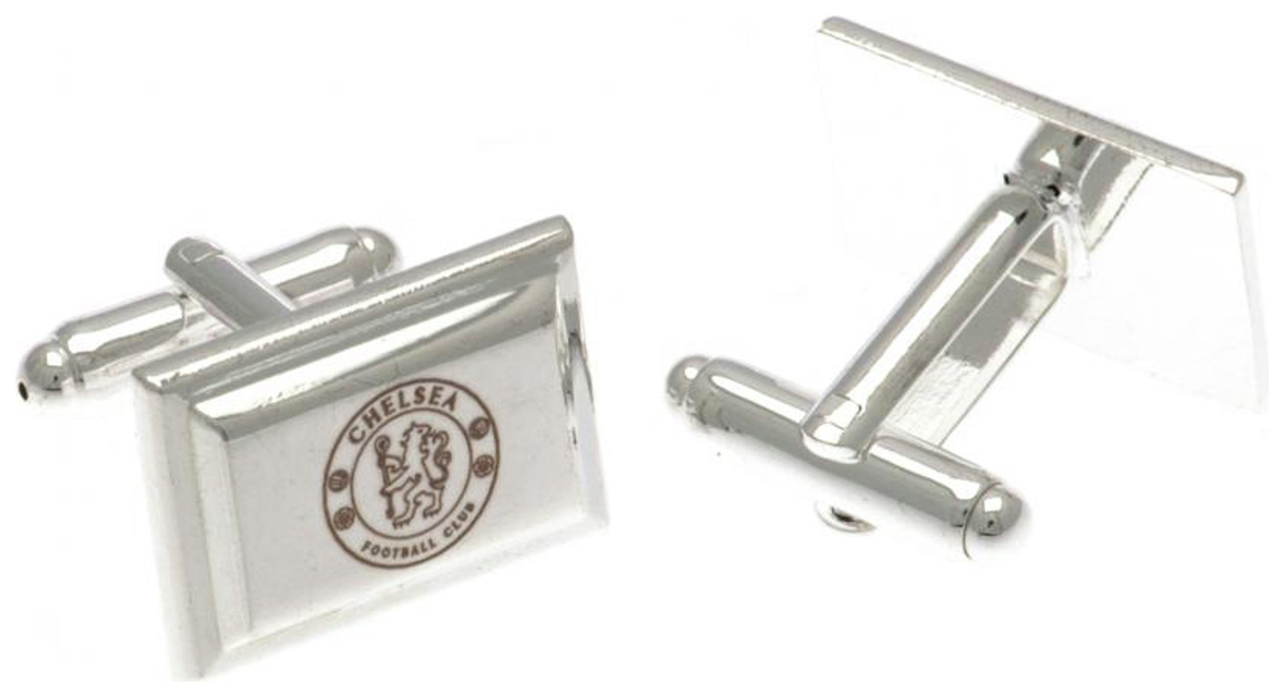 Silver Plated Chelsea FC Crest Cufflinks