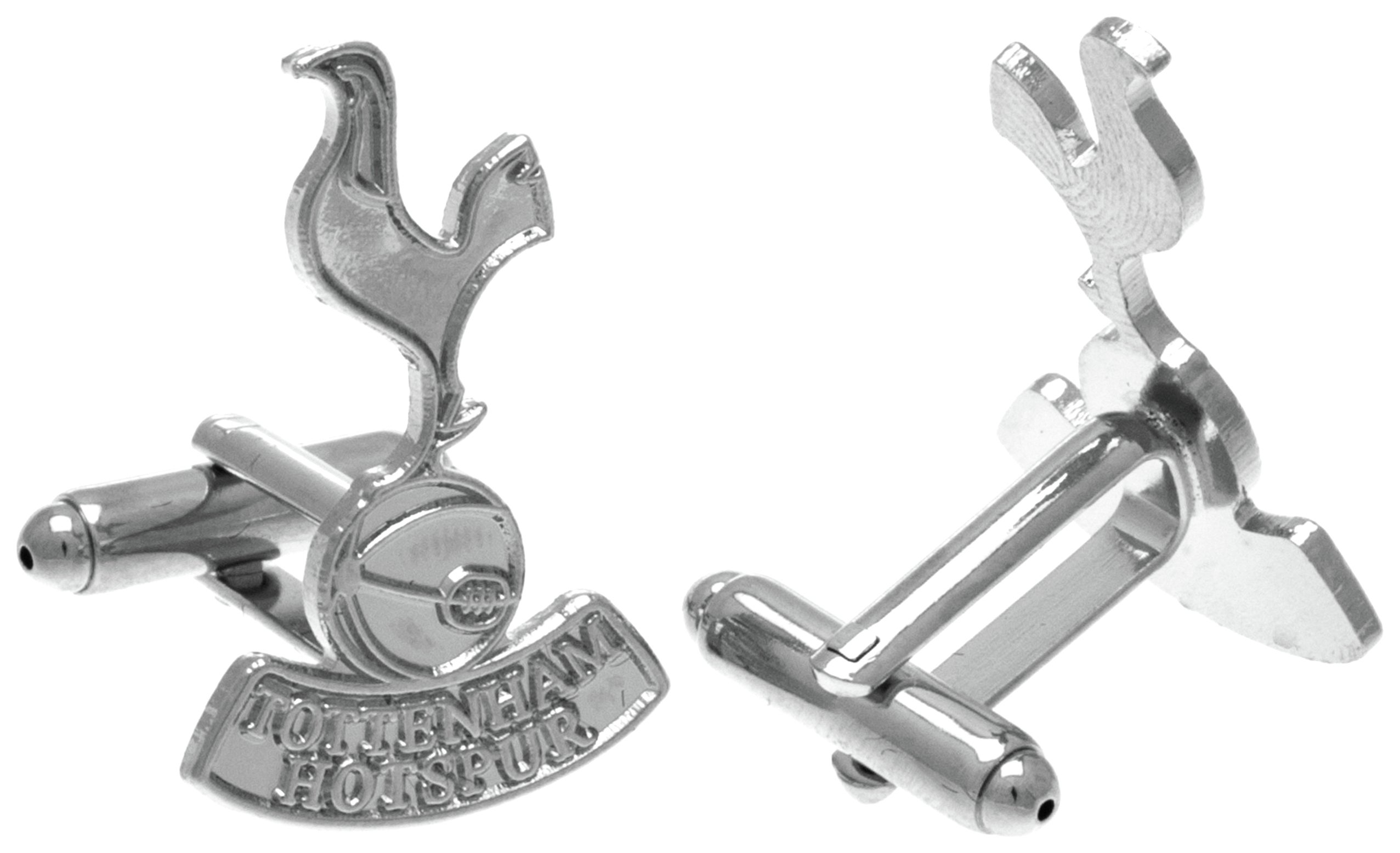 Silver Plated Tottenham Crest Cufflinks