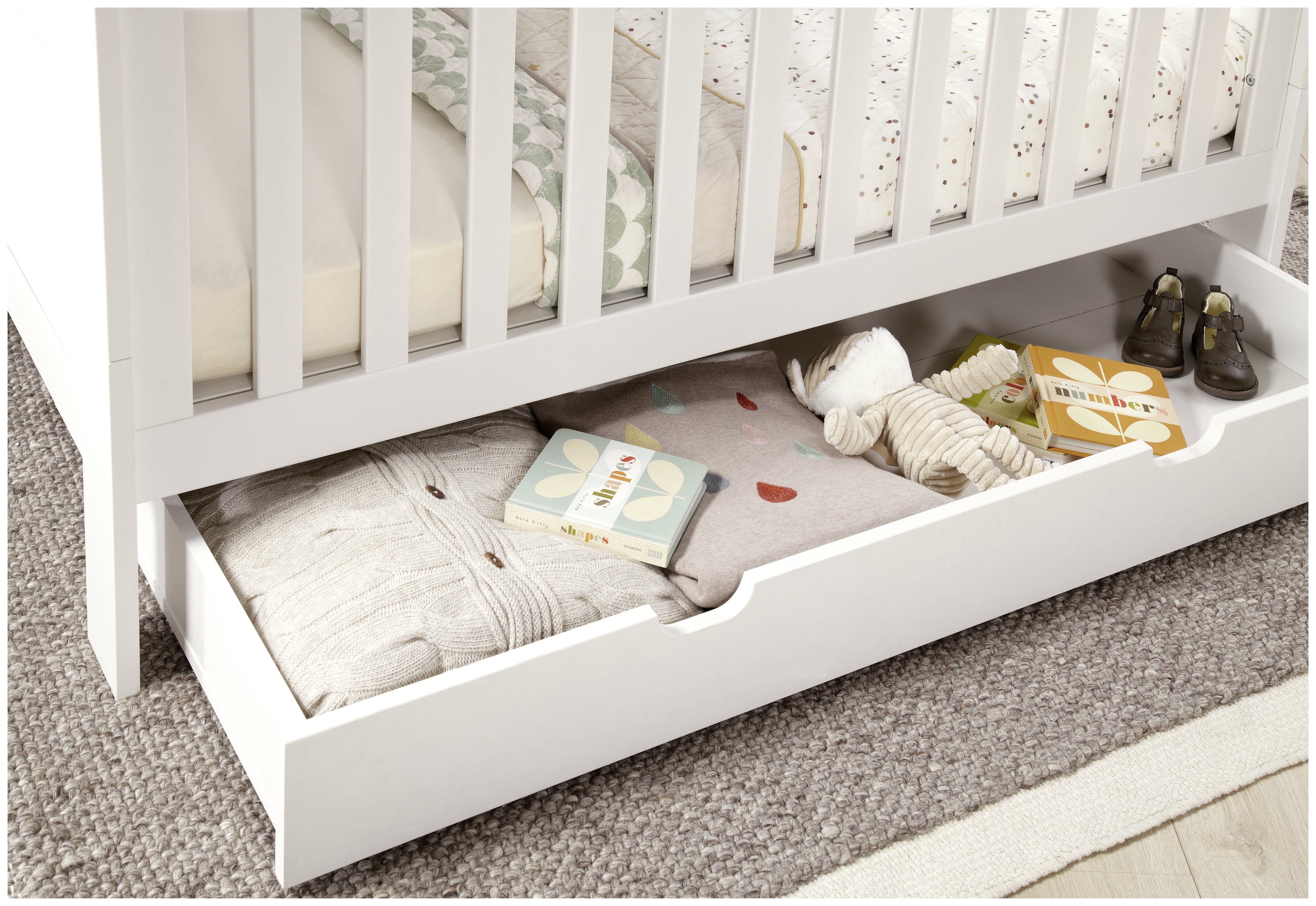 mamas and papas under cot storage