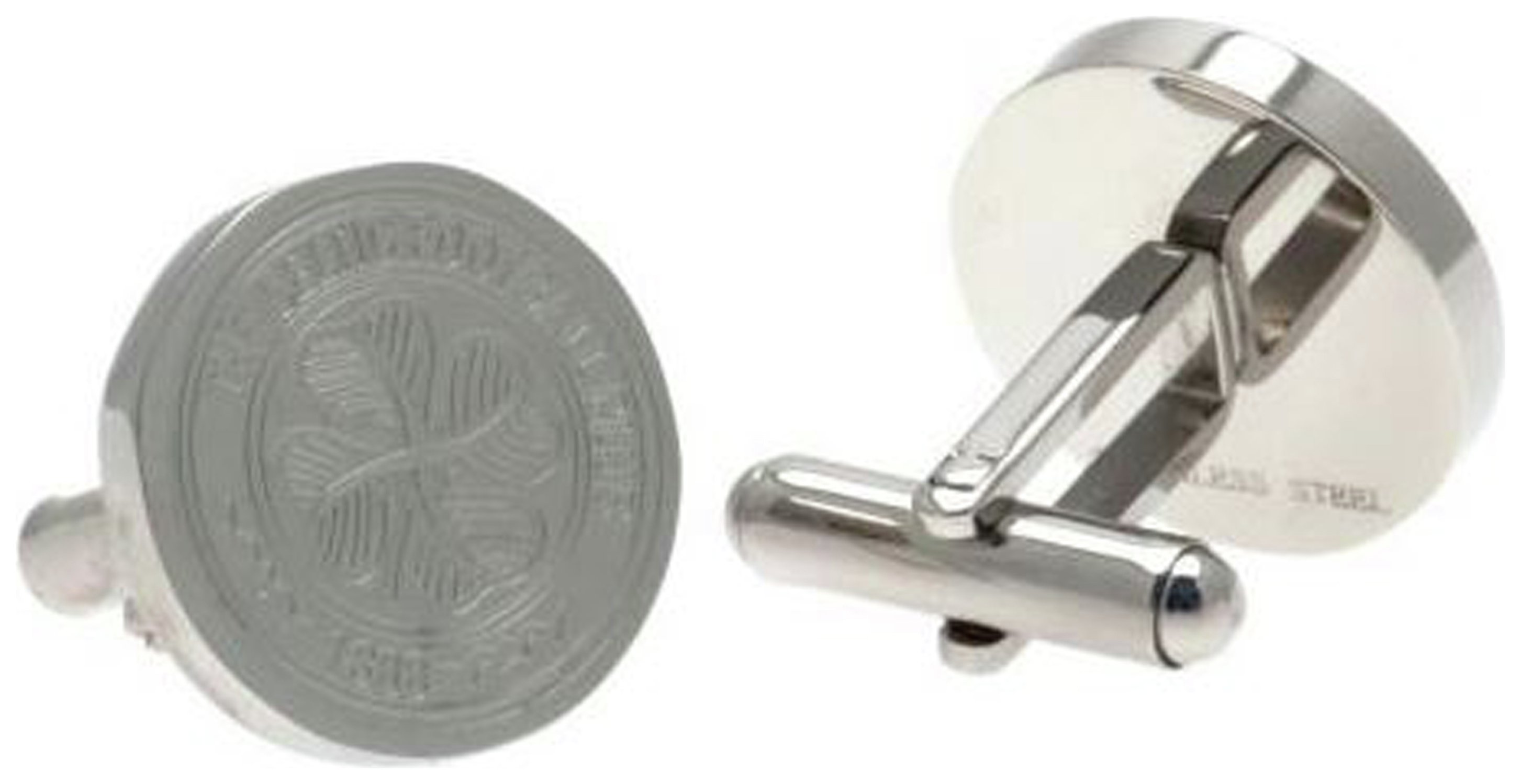 Stainless Steel Celtic FC Crest Cufflinks. review