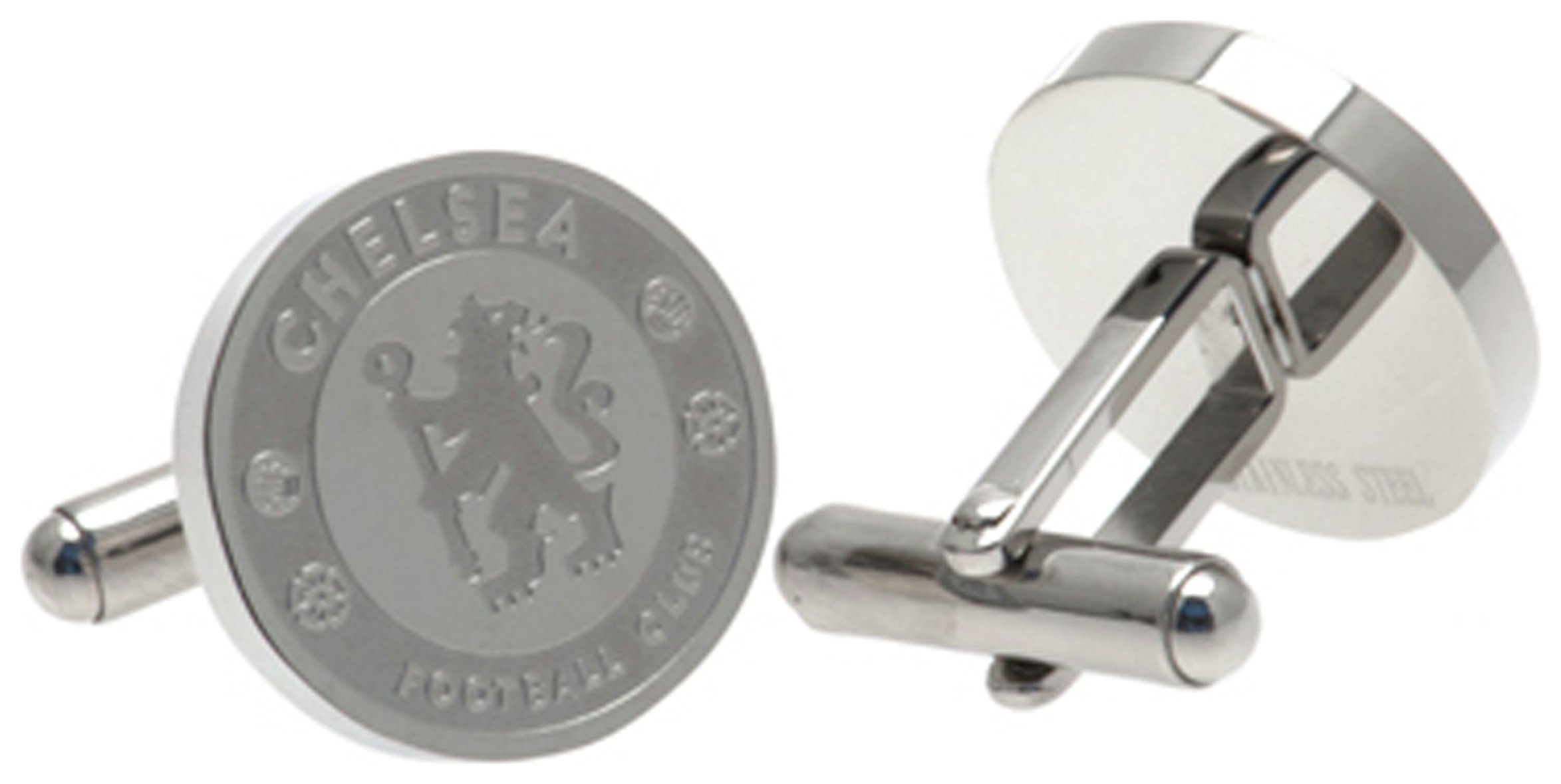 Stainless Steel Chelsea FC Crest Cufflinks